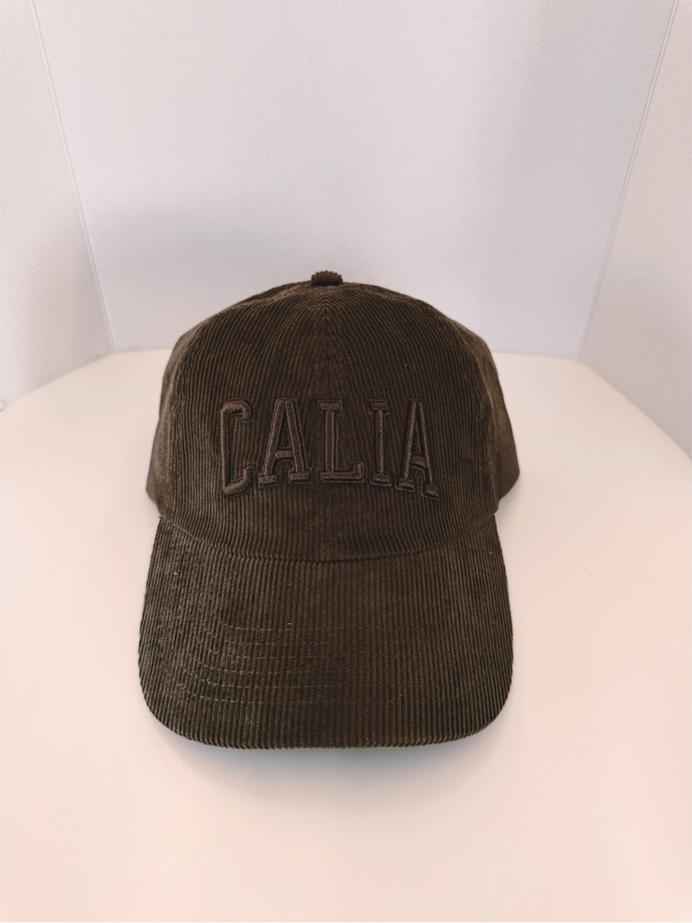 NWT CALIA Smokey Plum Corduroy Anniversary Adjustable Hat, One Size - Picture 2 of 7